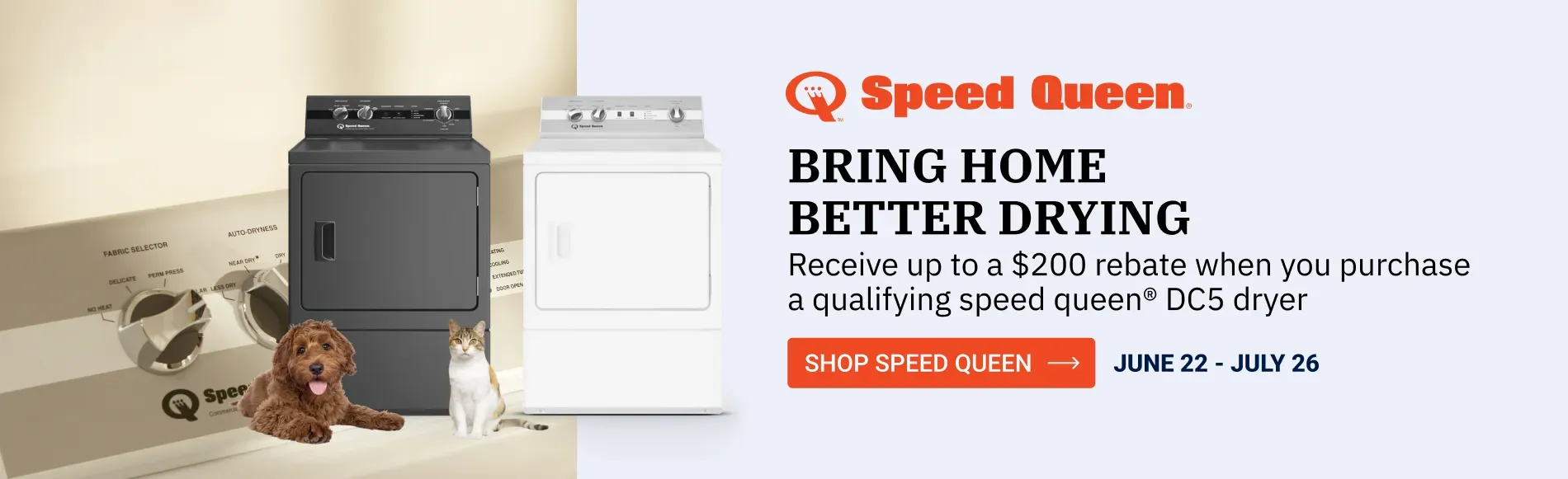 Speed Queen Sale